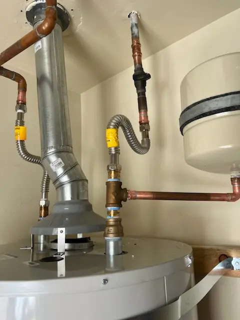 Water heater installation and plumbing repair in Suffolk